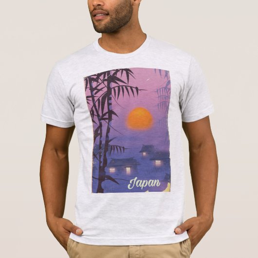 Japanische Landschaft T-Shirt (Vorderseite)