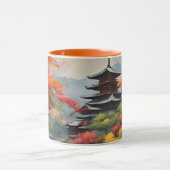 Japanische Landschaft Tasse (Zentrum)