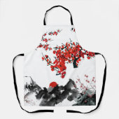 Japanische Landschaft Überdrucken Schürze (Vorderseite)
