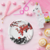 Japanische Landschaftspapierplatte Pappteller (Party)