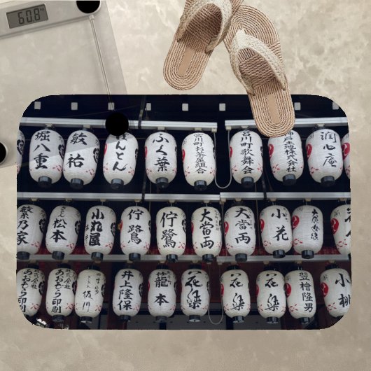 Japanische Lanterns Badematte