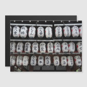 Japanische Lanterns Magnetkarten Magnetkarte (Vorne/Hinten)