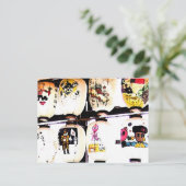 Japanische Lanterns - Postkarte (Stehend Vorderseite)