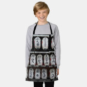 Japanische Lanterns Schürze (Getragen)