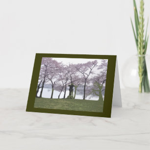 Japanische Laterne am Gezeiten- Becken-Washington Karte