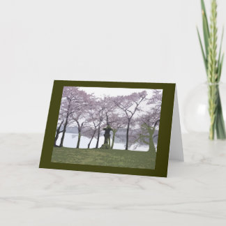 Japanische Laterne am Gezeiten- Becken-Washington Karte