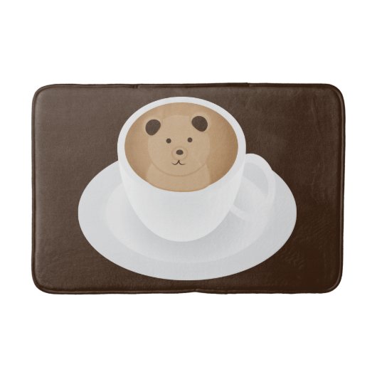 Japanische Latte Art Badematte (Vorderseite)