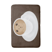 Japanische Latte Art Badematte (Vorderseite Vertikal)