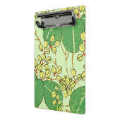 Japanische Leaf Floral Botanisches Kunstmuster Mini Klemmbrett (Gewinkelt2)