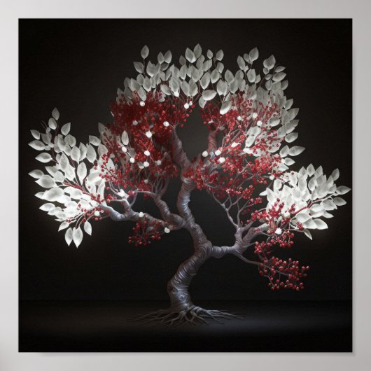 Japanische Leaf Tree Poster (Vorne)