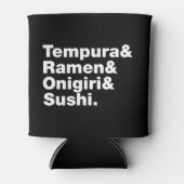 japanische Lebensmittel Tempura & Ramen & Onigiri Dosenkühler (Vorderseite)