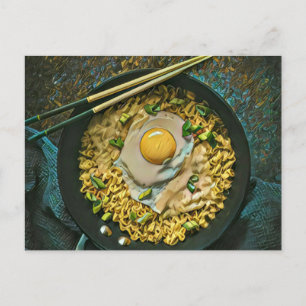 Japanische Lebensmittelkunst Postkarte