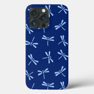 Japanische Libellenmuster, Kobalt und Sky Blue Case-Mate iPhone Hülle