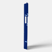 Japanische Libellenmuster, Kobalt und Sky Blue Case-Mate iPhone Hülle (Rückseite / Rechts)