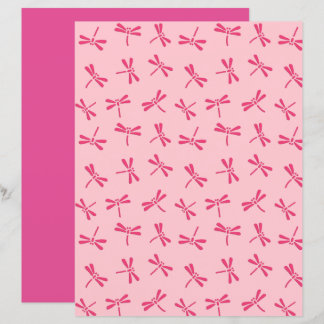 Japanische Libellenmuster, Light Coral Pink