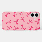 Japanische Libellenmuster, Light Coral Pink Case-Mate iPhone Hülle (Rückseite (Horizontal))