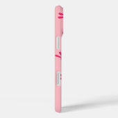 Japanische Libellenmuster, Light Coral Pink Case-Mate iPhone Hülle (Rückseite / Rechts)