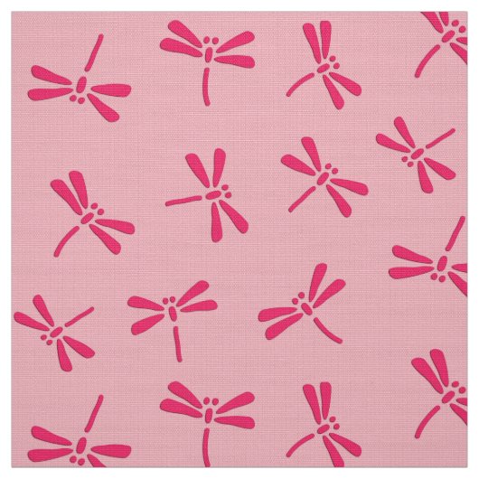 Japanische Libellenmuster, Light Coral Pink Stoff (Muster)