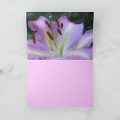 Japanische Lilien-Karte Karte (Innenseite)