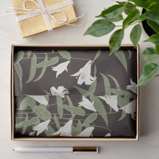 Japanische Lily-Blume Seidenpapier (Geschenk)