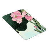 Japanische Lotus-Blume - Vintages Kunstmagazin Magnet (Rechte Seite)