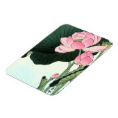 Japanische Lotus-Blume - Vintages Kunstmagazin Magnet (Linke Seite)