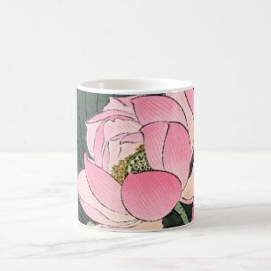 Japanische Lotusblume - Vintage-Feinart-Tasse Kaffeetasse