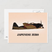 Japanische Luftfahrzeuge ohne 2. Weltkrieg Postkarte (Vorne/Hinten)