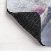 Japanische Macaques (Macaca fuscata) Mousepad (Ecke)