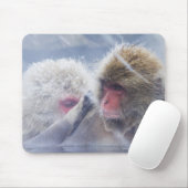 Japanische Macaques (Macaca fuscata) Mousepad (Mit Mouse)