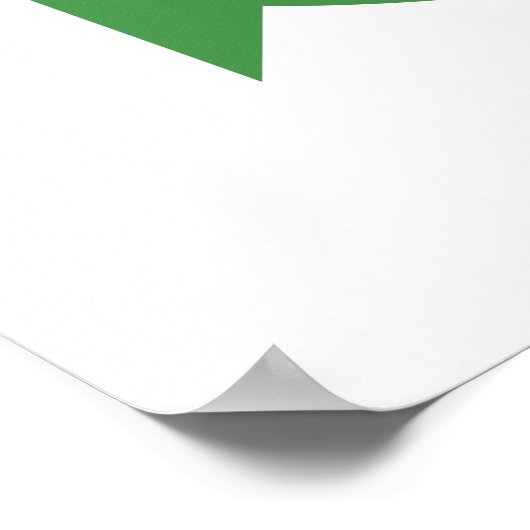 Japanische Mädchen gerecycelt | Kanji Nihongo Poster (Ecke)