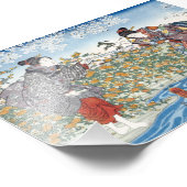 Japanische Mädchen von Ide Tama River Fotodruck (Ecke)