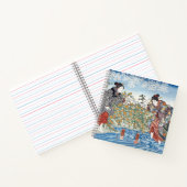 Japanische Mädchen von Ide Tama River Notizblock (Innenseite)