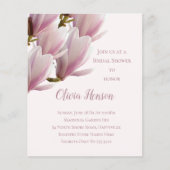 Japanische Magnolia Budget Bridal Dusche Einladung Flyer (Vorne)