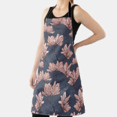 Japanische magnolische Blume, nahtlos, Vintag Schürze (InSitu)