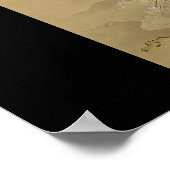 Japanische Malerei c. 1672 Poster (Ecke)