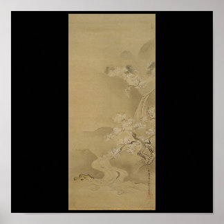 Japanische Malerei c. 1672 Poster