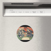 Japanische Malerei c. 1800 Magnet (In Situ (Geschirrspüler))