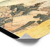 Japanische Malerei c. 1800 Poster (Ecke)