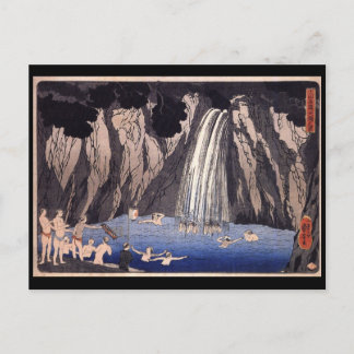 Japanische Malerei c. 1800 Postkarte