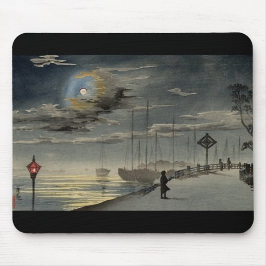 Japanische Malerei circa 1915 Mousepad (Vorne)