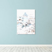 Japanische Malerei der 47 Ronin Kämpfe Samurai Leinwanddruck (Insitu (Holzboden))