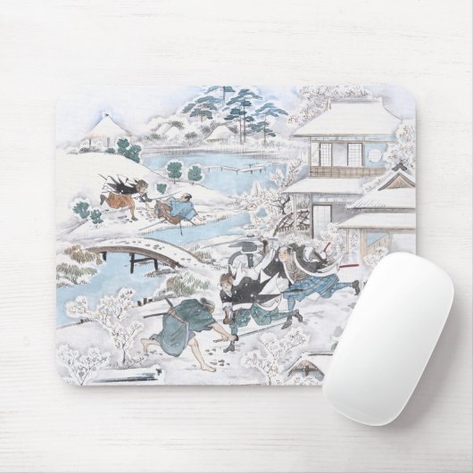 Japanische Malerei der 47 Ronin kämpfenden Mousepad (Mit Mouse)