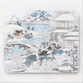 Japanische Malerei der 47 Ronin kämpfenden Mousepad (Vorne)