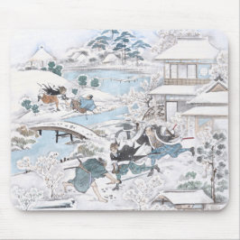 Japanische Malerei der 47 Ronin kämpfenden Mousepad
