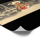 Japanische Malerei um 1898 Poster (Ecke)