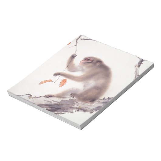 Japanische Malerei von Affen Chinesisch Notizblock (Rotiert)