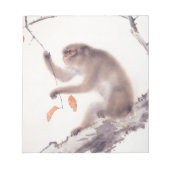 Japanische Malerei von Affen Chinesisch Notizblock (Vorderseite)