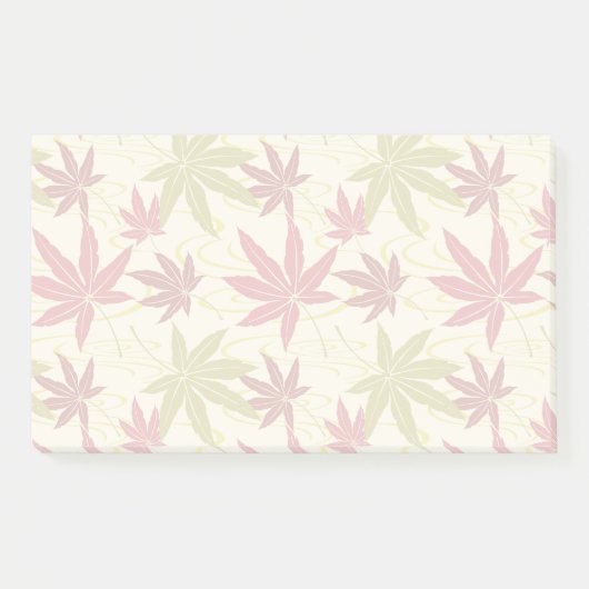JAPANISCHE MAPLE (CREME) POST-IT KLEBEZETTEL (Vorderseite)