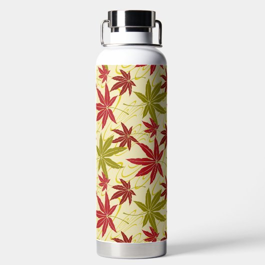 JAPANISCHE MAPLE LEAF (CREME) TRINKFLASCHE (Rückseite)